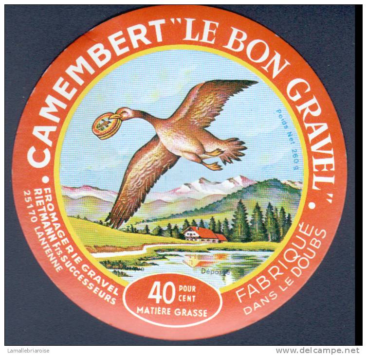 CAMEMBERT LE BON GRAVEL - DOUBS - Cheese