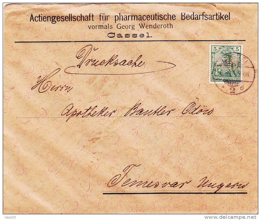 PERFORED,PERFORES,PERFIN,1901,SOCIETY FOR PHARMACEUTICAL PRODUCTS,AUSTRIA - Perforiert/Gezähnt