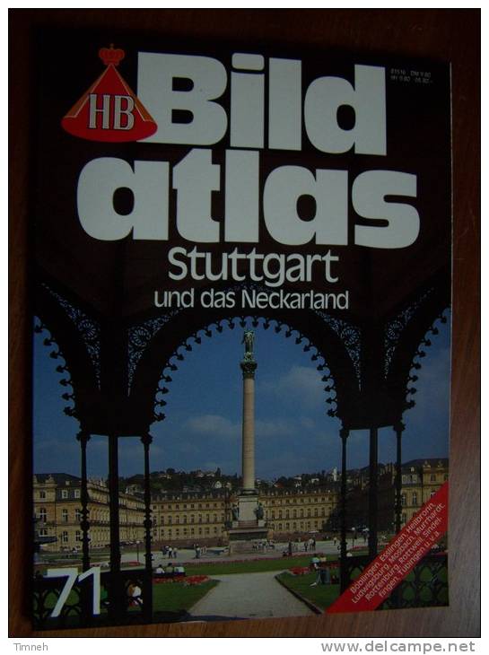 N° 71 BILD ATLAS - STUTTGART Und Das NECKARLAND - Revue Touristique Allemande - Voyage & Divertissement