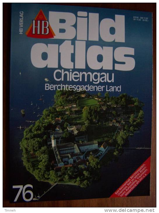 N° 76 BILD ATLAS HB  - CHIEMGAU BERCHTESGADENER LAND - Revue Touristique Allemande - Voyage & Divertissement