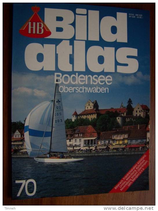 N° 70 BILD ATLAS HB  - BODENSEE OBERSCHWABEN    - Revue Touristique Allemande - Viaggi & Divertimenti
