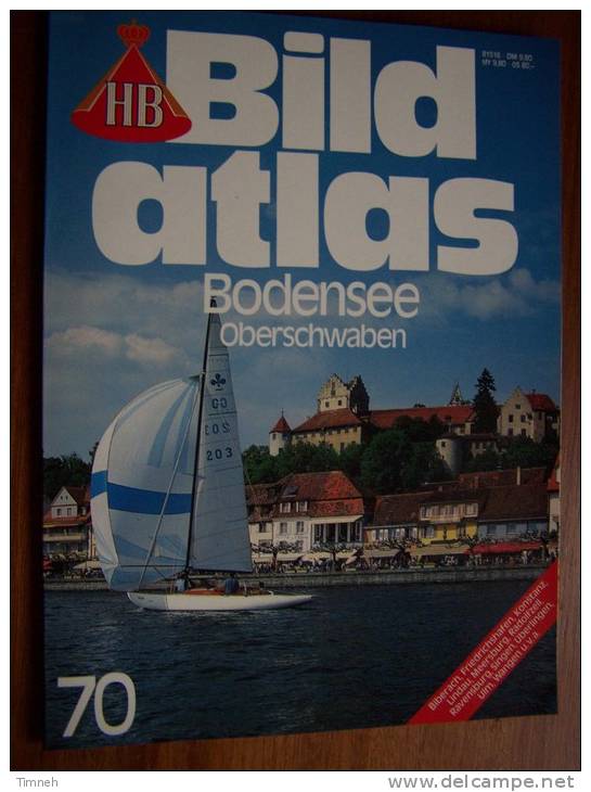 N° 70 BILD ATLAS HB  - BODENSEE OBERSCHWABEN    - Revue Touristique Allemande - Viajes  & Diversiones