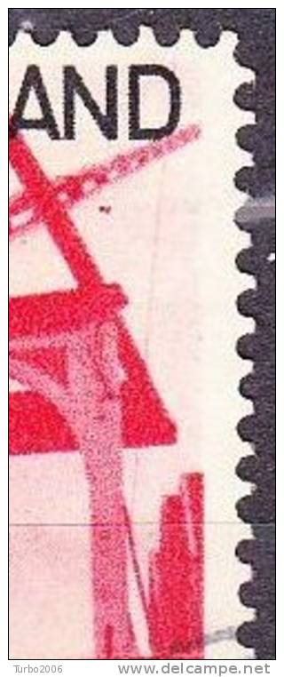 1932 A.N.V.V.  7½ + 3½ Cent Rood Met Rode Lijn Van Brug Naar Brug NVPH 246 - Errors & Oddities