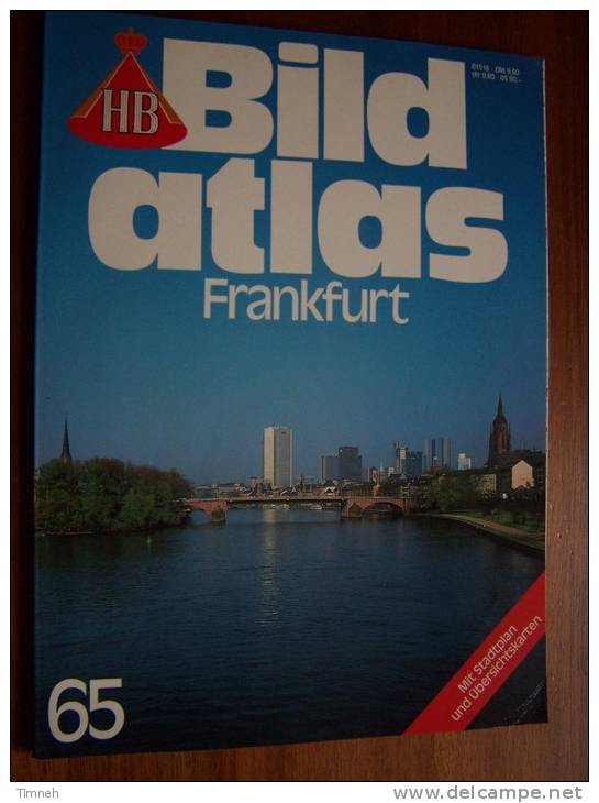 N° 65 BILD ATLAS HB  - FRANKFURT - Revue Touristique Allemande - Reizen En Ontspanning