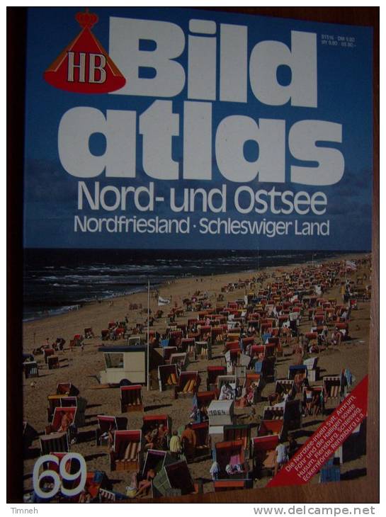 N° 69 BILD ATLAS HB  - NORD Und OSTSEE NORDFRIESLAND SCHLESWIGER LAND - Revue Touristique Allemande - Viaggi & Divertimenti