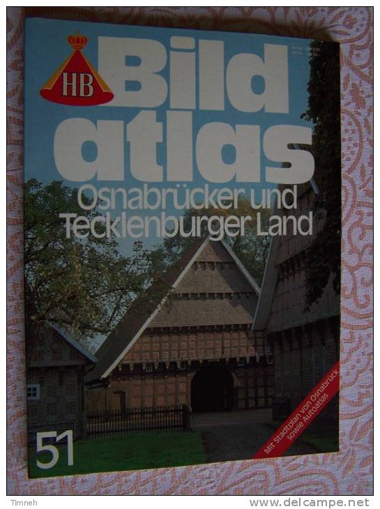 N° 51 BILD ATLAS HB  - OSNABRÜCKER Und TECKLENBURGER LAND  - Revue Touristique Allemande - Reise & Fun