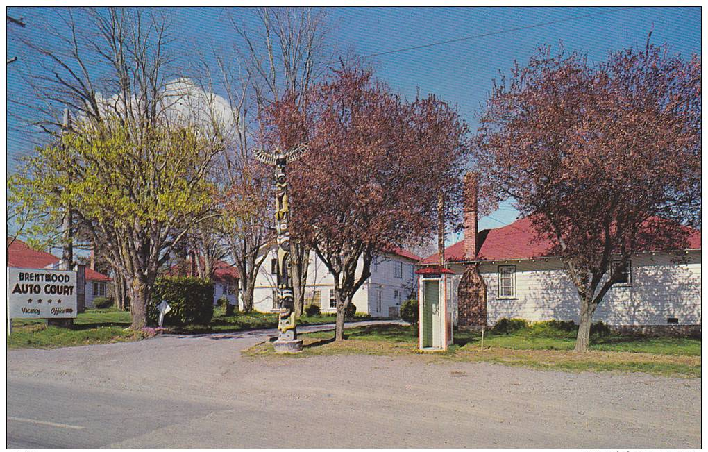 Brentwood Auto Court, Brentwood Bay, Vancouver Island, B.C., Canada, 40-60s - Vancouver