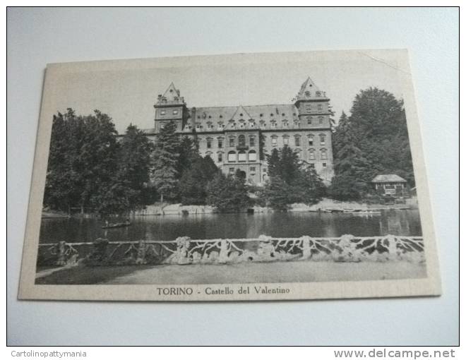 Torino Castello Del Valentino Borgo Medioevale  Fiume Po Piccolo Formato - Castello Del Valentino