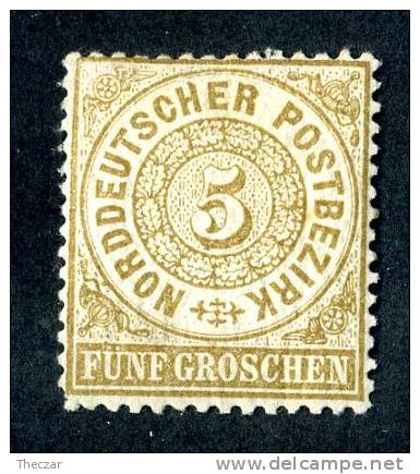 GS-460)  NORTH GERMAN CONF.  1869  Mi.#18 / Sc.#18  Mint* - Postfris