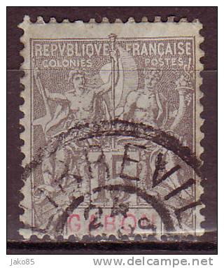 GABON - 1904 - YT N° 21 - Oblitéré - - Used Stamps