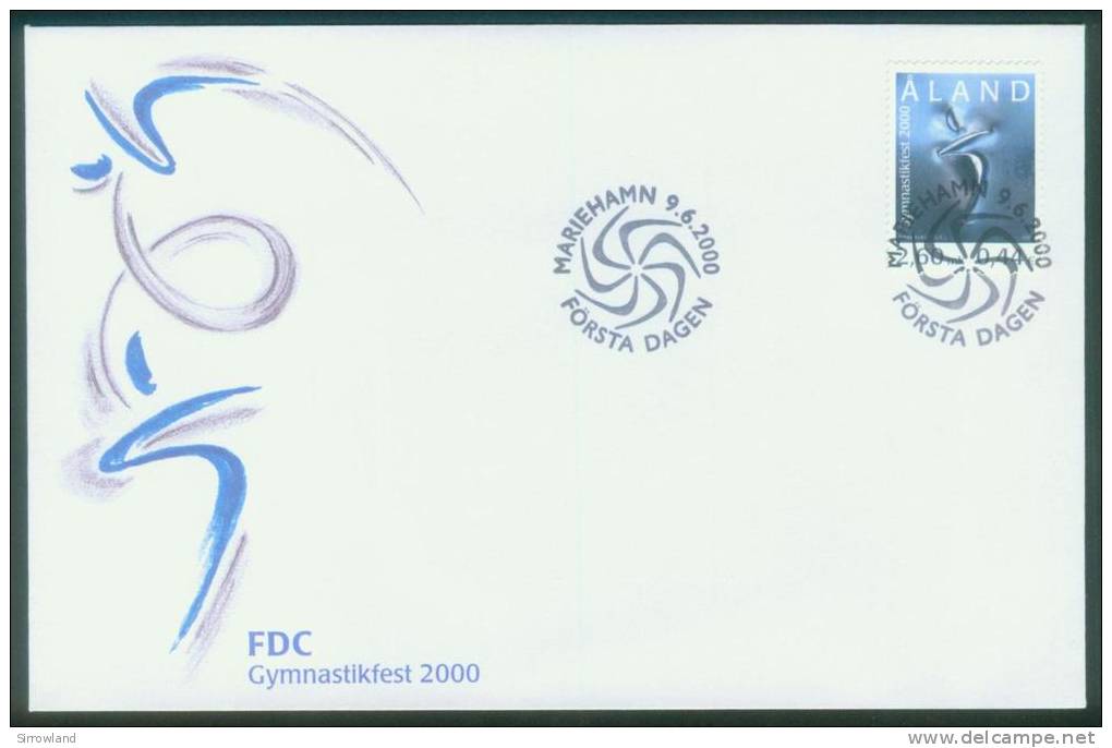 Aland-Insel  2000  Finnisch-Schwedischer Turnerverband  (1 FDC  Kpl. )  Mi: 176 (2,00 EUR) - Aland