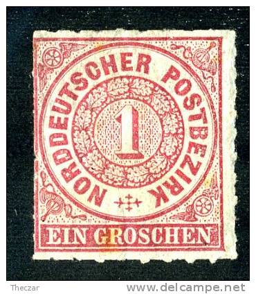 GS-551)  NORTH GERMAN CONF.  1868  Mi.#4 / Sc.#4 Mint* - Mint