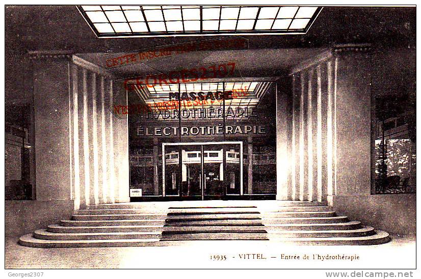 CPA:  VITTEL - Entrée De L´hidrothérapie - Contrexeville