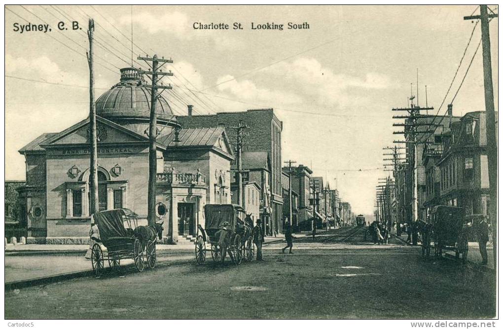 Sydney. C.B.  Charlotte St. Looking South  Cpa - Cape Breton