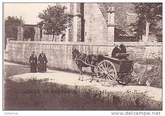 CPA Berven Finistère 29 Eglise édit Hamonic à St Brieuc N°5349 Non  écrite - Autres & Non Classés