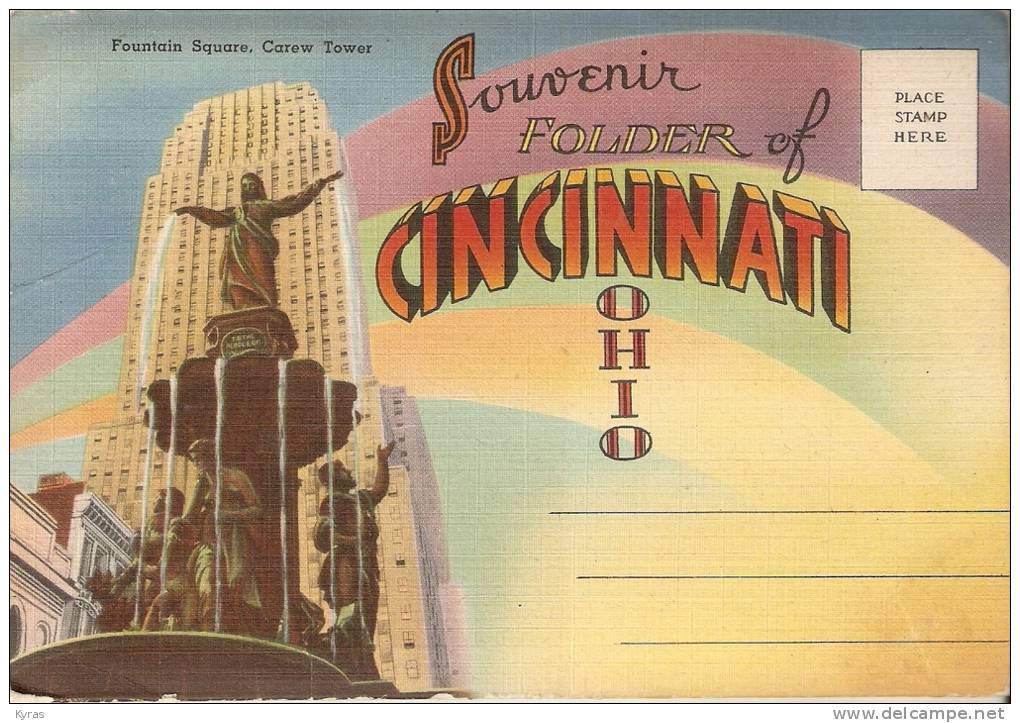 U.S.A . Folder Of CINCINNATI . Dépliant  20 Vues 10X15 Dont SUSIE World´s Only Trained Gorilla . 193? - Cincinnati