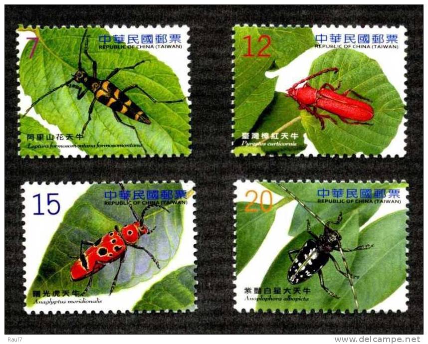 TAIWAN 2012 - Faune, Insectes - 4v Neuf // Mnh - Neufs