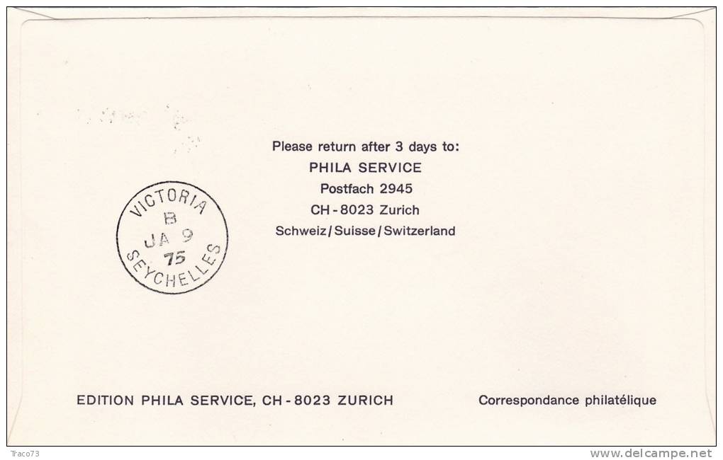 GENEVE  /  MAHE - Airport  -  Cover _ Lettera - Erst- U. Sonderflugbriefe