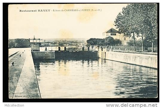 78 CARRIERES SOUS POISSY / Restaurant Havet Et Les Ecluses / - Carrieres Sous Poissy