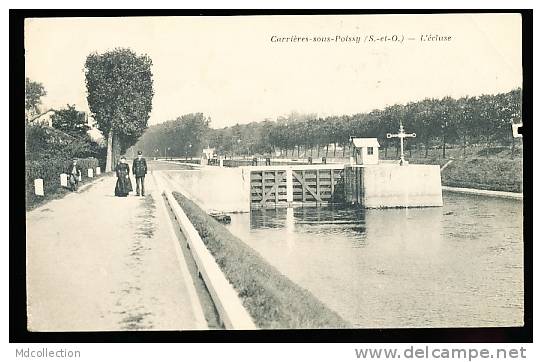 78 CARRIERES SOUS POISSY / Les Ecluses / - Carrieres Sous Poissy