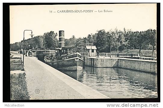 78 CARRIERES SOUS POISSY / Les Ecluses / - Carrieres Sous Poissy