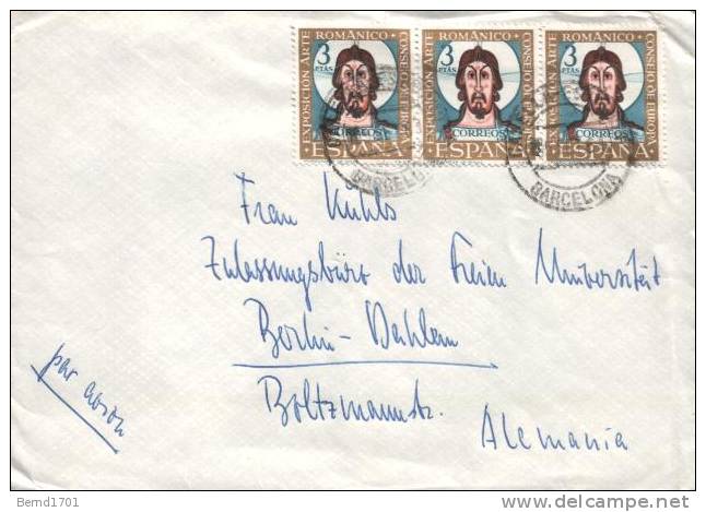 Spanien / Spain - Umschlag Echt Gelaufen / Cover Used (l 662) - Briefe U. Dokumente