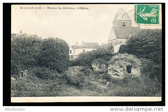 78 BEYNES / Ruines Du Château Et L'Eglise / - Beynes