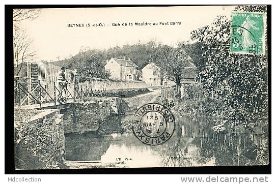 78 BEYNES / Gué De La Mauldre Au Pont Barra / - Beynes