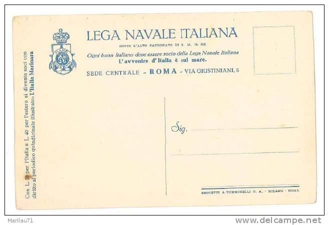 4573 NAVIGAZIONE LEGA NAVALE ITALIANA NEUTRA NON VIAGGIATA A - Guerra