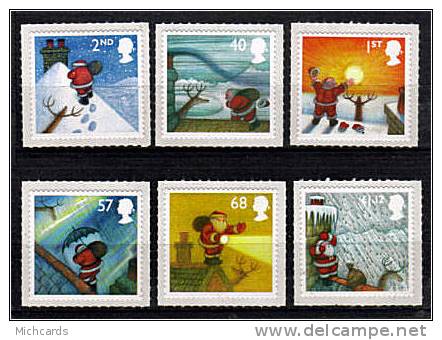 GRANDE BRETAGNE 2004 - Noel (Pere Noel) Serie Neuve Sans Charniere (Yvert 2594/99) - Unused Stamps
