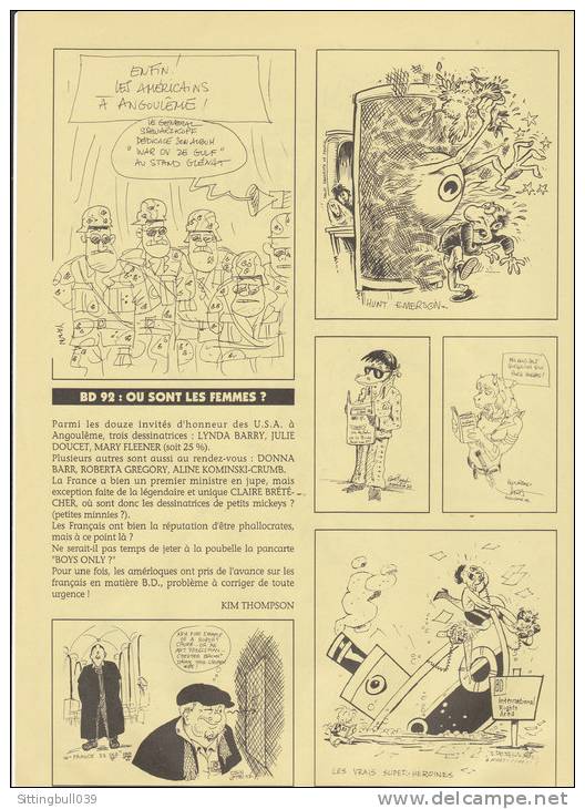 Tintin Et Milou. Enfin SPIELBERG Réalise TINTINATOR Contre... Dans BROCOLIS And Co,le Quotidien Du 19e SalonBD Angoulême - Tintin