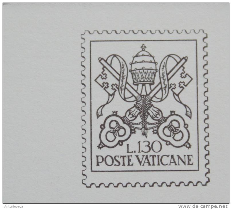 VATICANO 1976 - 6 OFFICIAL POSTCARDS "FOUNTAINS AND LANDSCAPES" - Postal Stationeries