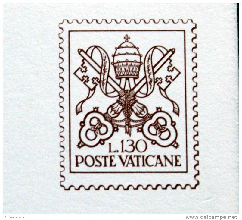 VATICANO 1975 - 6 OFFICIAL POSTCARDS "ARCHITECTURE AND FOUNTAINS" II^ SERIES - Entiers Postaux