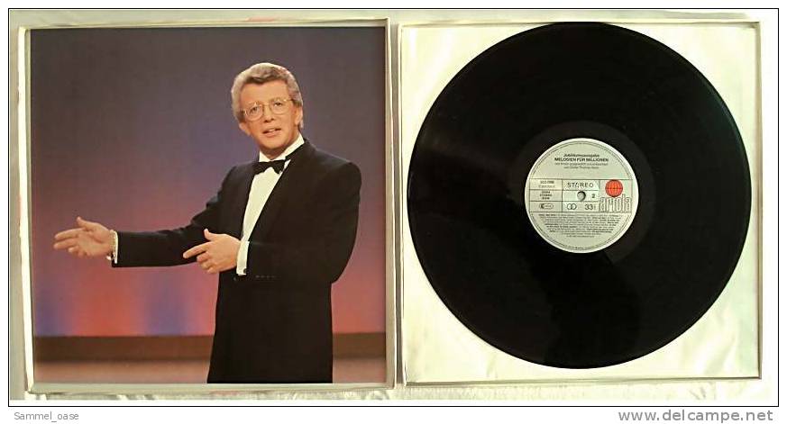 Doppel-LP Vinyl  -  Melodien Für Millionen - Jubiläumsausgabe Präsentiert Von Dieter Thomas Heck - Ca. 1985 - Autres - Musique Allemande