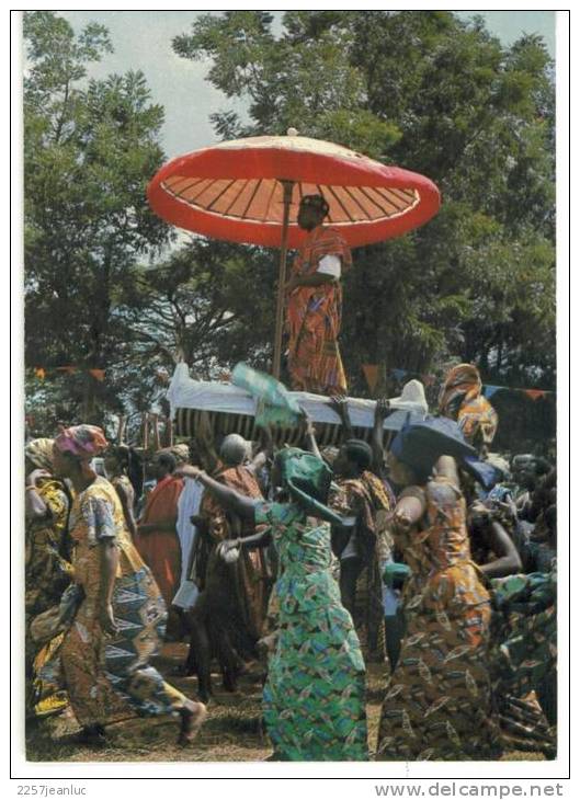 Cpm Ghana  Al Festive Occasions The Chief Is Carried In A Palanquin - Ghana - Gold Coast