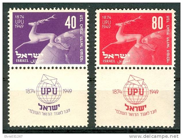 Israel - 1950, Michel/Philex No. : 28/29, - MNH - Sh. Tab - - Neufs (sans Tabs)