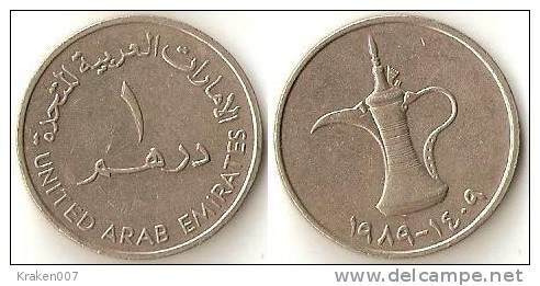 United Arab Emirates  1 Dirham 1989 - Ver. Arab. Emirate