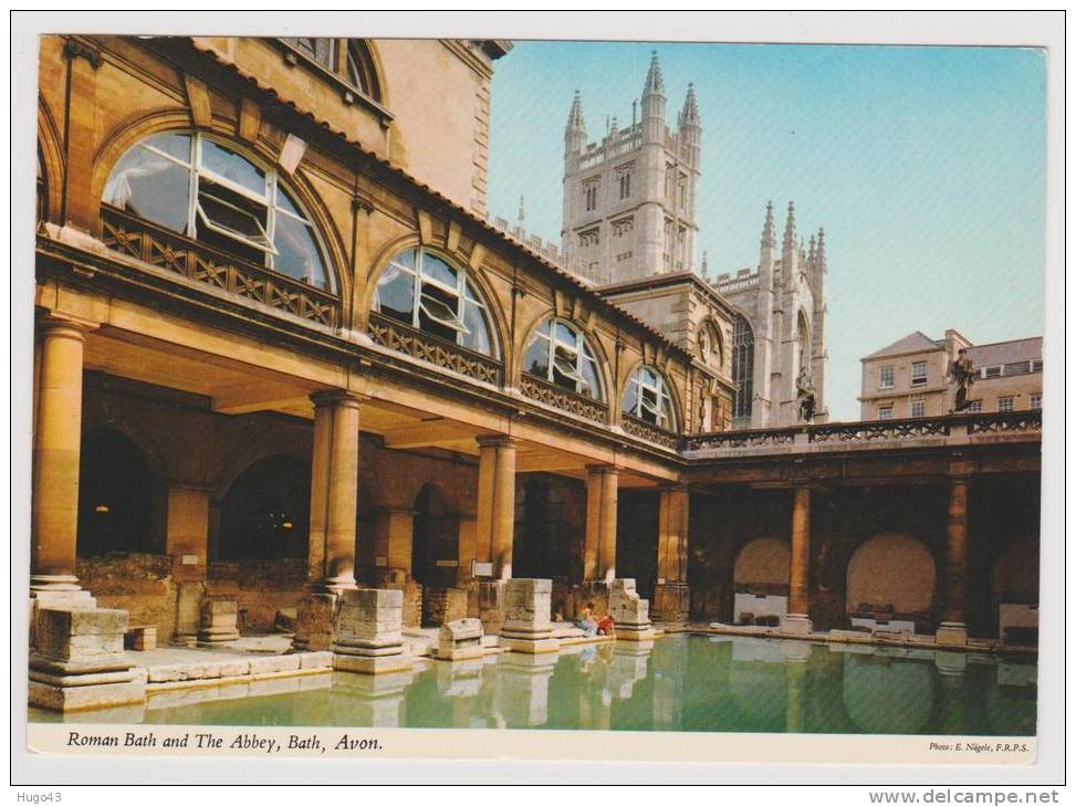 ROMAN BATH AND THE ABBEY - BATH - AVON - NO USED CARD - Bath