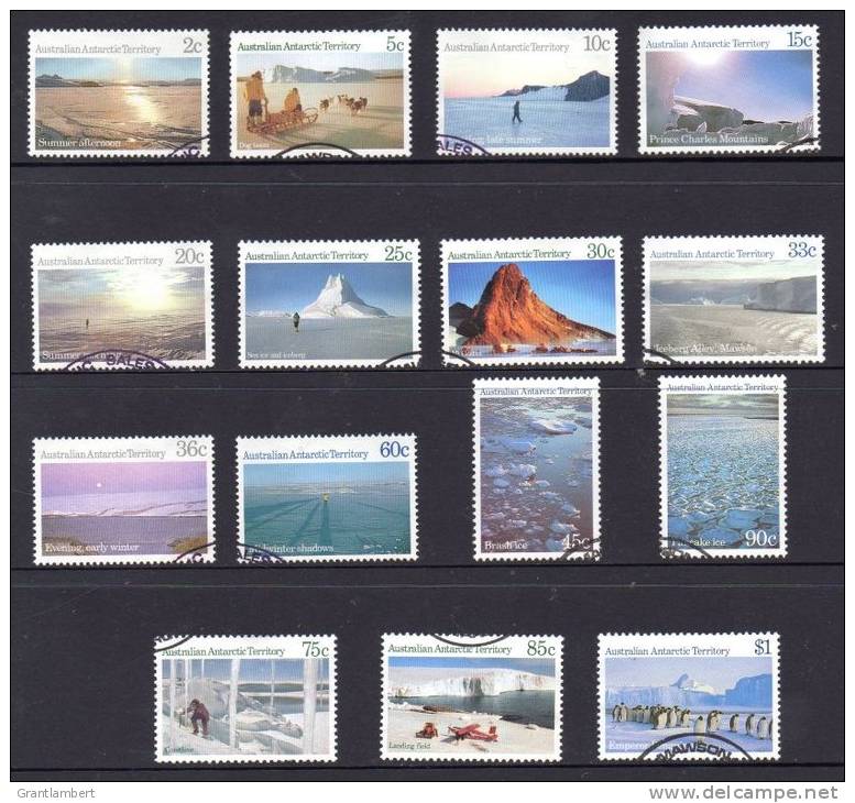 Australian Antarctic 1984 Scenes Set Of 15 Used - Gebraucht