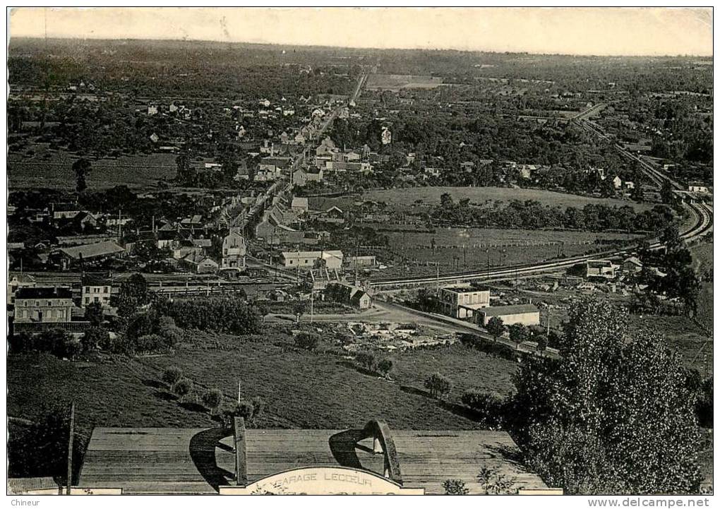 AVRANCHES VUE GENERALE AERIENNE SUR LA ROUTE DE GRANVILLE - Avranches