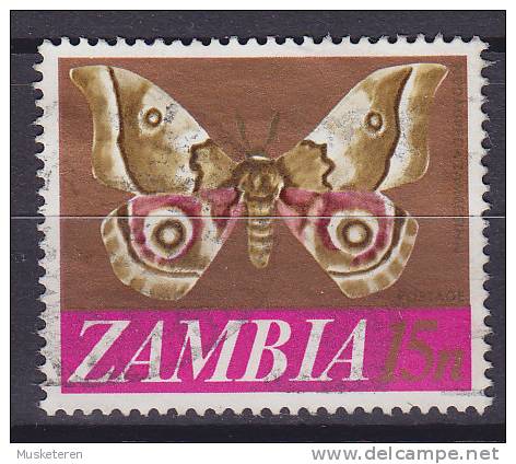 Zambia 1968 Mi. 45      15 N Schmetterling Butterfly Papillon - Zambia (1965-...)