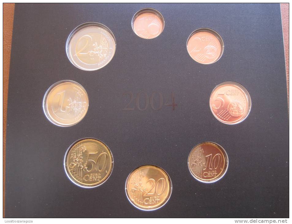 PORTUGAL 2004 Cartera Con Serie Euro 8 Monedas , Euroset , Bimetalica 2 , Bimetalic - Italia