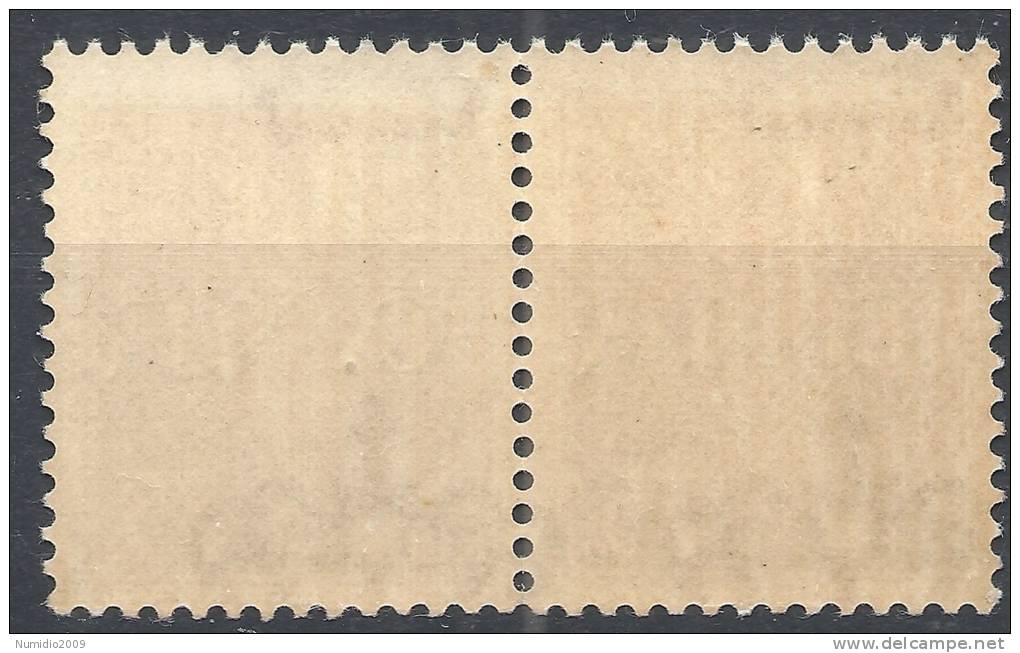 1944 RSI GNR BRESCIA I TIRATURA POSTA AEREA 75 CENT MNH ** VARIETà - RSI137 - Luftpost