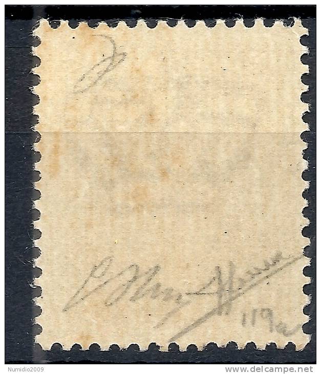 1944 RSI GNR VERONA POSTA AEREA 75 CENT MNH ** VARIETà - RSI129 - Correo Aéreo