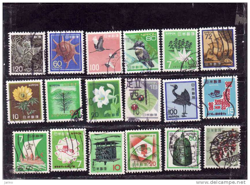 Japon 1980-1999, Obliterés-used - Verzamelingen & Reeksen