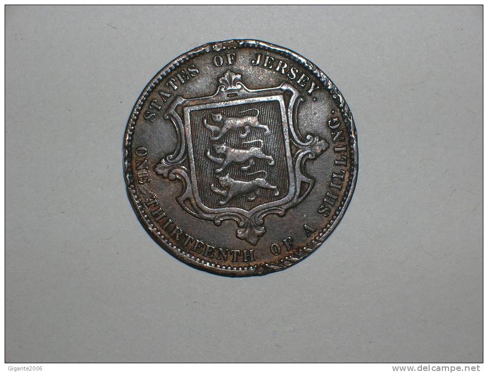 Jersey 1/13 Shilling 1870  (4517) - Jersey