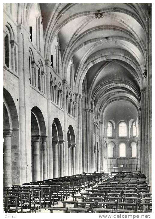 LESSAY EGLISE ABBATIALE  LA NEF - Other & Unclassified