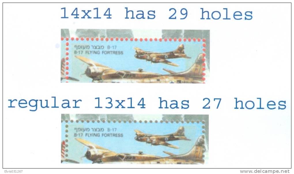 Israel BOOKLET - 1998, Bale Nr. : MS63x1a, ONLY 250 EXIST, Airacrafts 1948 Perf. 14:14 - Mint Condition - Booklets