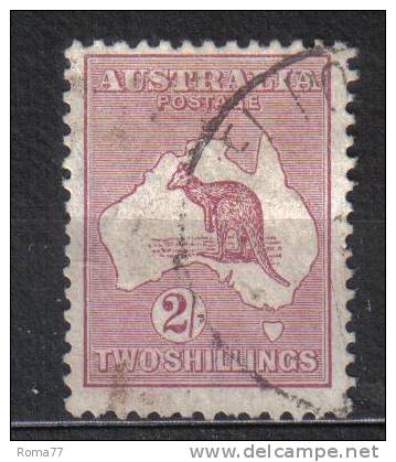 R310 - AUSTRALIA , 2 Sc Yvert N. 63 Fil A Mult - Used Stamps
