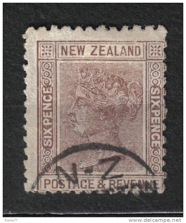 R515 - NUOVA ZELANDA 1882 , Yvert N. 64 Used - Usados